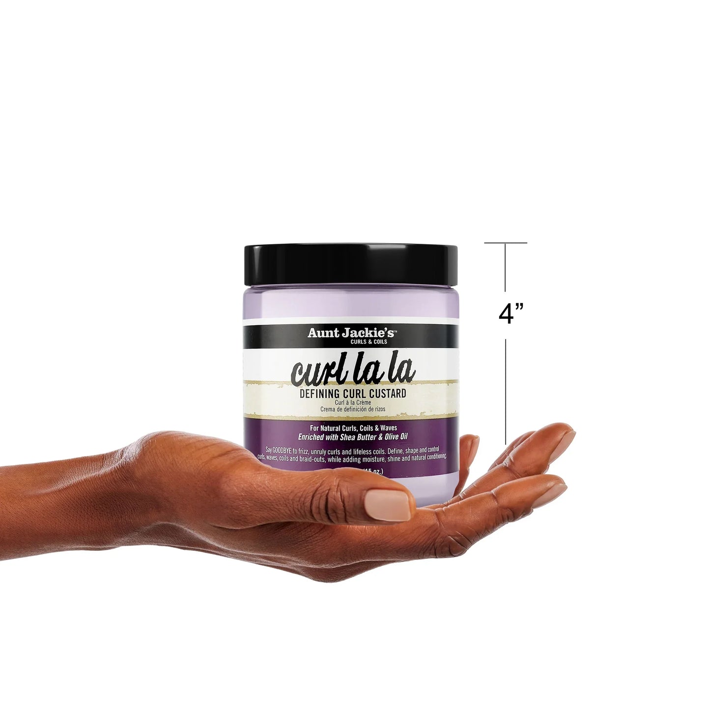 Curl La La® -  Creme Definidor Para Cachos, Waves  & Cabelos Crespos