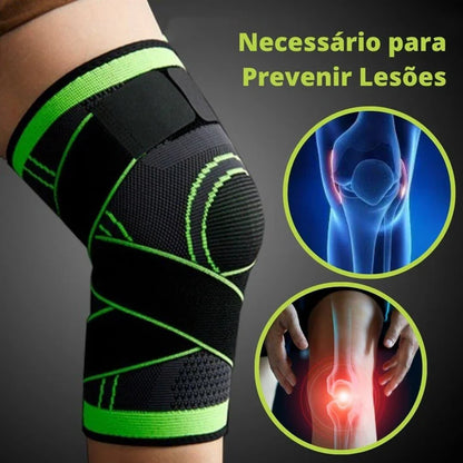 FlexShield™ - Joelheira de Suporte Ortopédica Ajustável