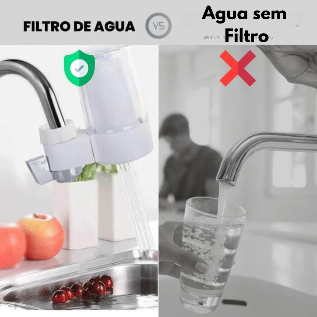 AguaPura® - Filtro Purificador de água para torneira