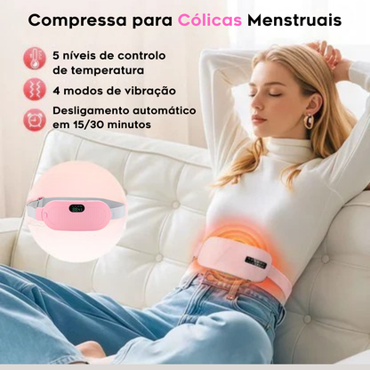 AlívioMenstrual™ - Compressa quente para cólicas menstruais