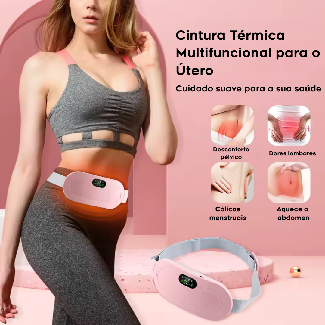 AlívioMenstrual™ - Compressa quente para cólicas menstruais