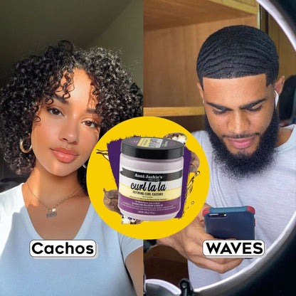 Curl La La® -  Creme Definidor Para Cachos, Waves  & Cabelos Crespos