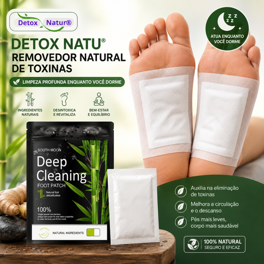 Adesivo Detox Natu® - Removedor Natural de Toxinas