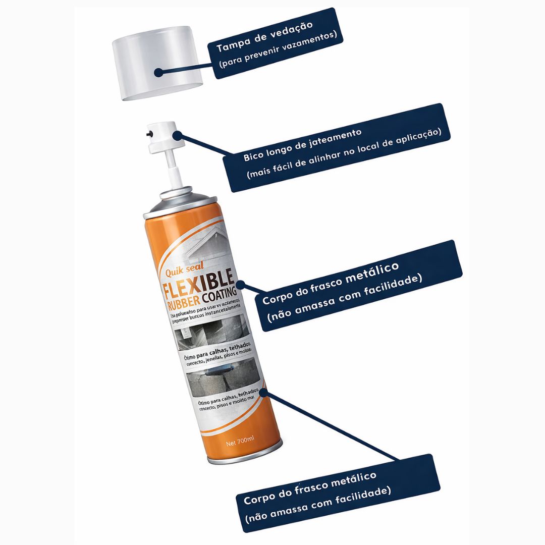 AquaFix® – Spray Impermeabilizante para Infiltrações