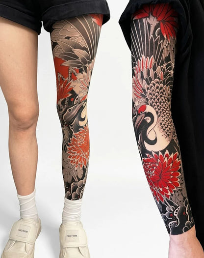 TattooWear® - Manga Elástica Tatuagem Realista