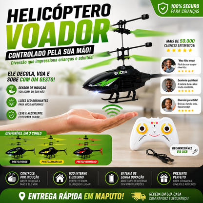 AeroVoa® - Helicóptero Inteligente Por Indução