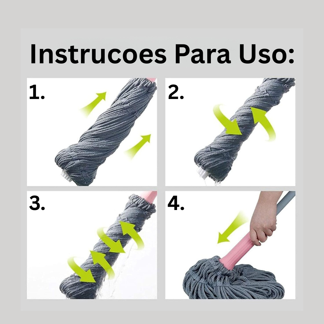 SpinMop® - Mope Moderno de microfibra