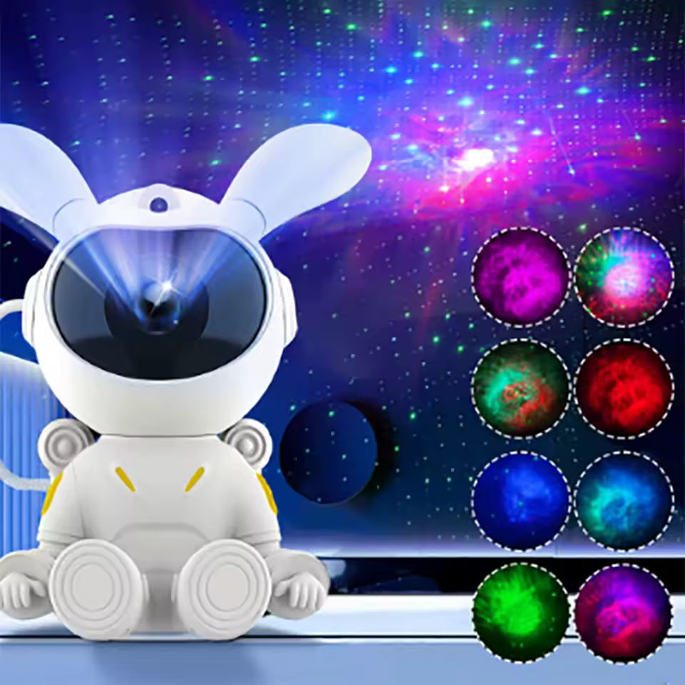Moon Bunny® – Projetor de Luz e Céu Estrelado