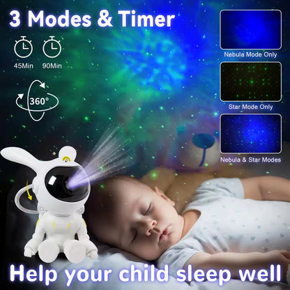 Moon Bunny® – Projetor de Luz e Céu Estrelado