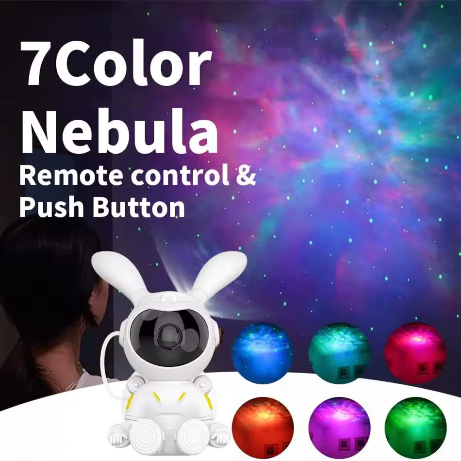 Moon Bunny® – Projetor de Luz e Céu Estrelado