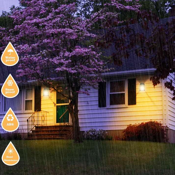 Ecosolar® - Luminária de parede com sensor de movimento solar