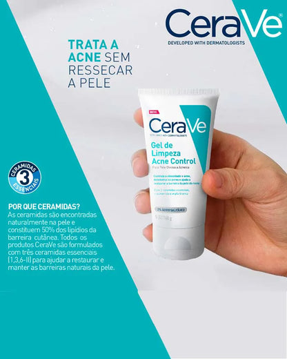 Cerave™ - Gel de Limpeza Acne Control Facial